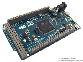 A000062 - Development Board, Arduino Due, AT91SAM3X8E MCU, 54 3.3V I/O, 12 Analogue Inputs, With Headers