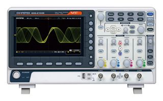 GDS-2104E - Digital Oscilloscope, GDS-2000E Series, 4 Channel, 100 MHz, 1 GSPS, 10 Mpts, 3.5 ns