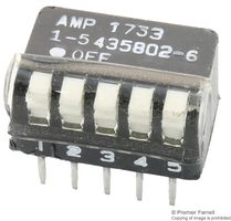 ALCOSWITCH - TE CONNECTIVITY RIGHT ANGLE DIP SW 5 P SEALED