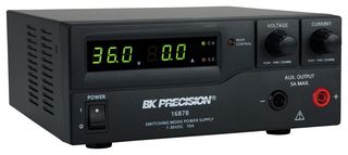 BK1687B - Bench Power Supply, Adjustable, 1 Output, 1 V, 36 V, 0 A, 10 A