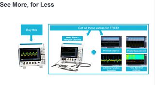 MDO34 3-BW-1000 - MSO / MDO Oscilloscope, 3 Series, 4 Analogue, 1 GHz, 5 GSPS