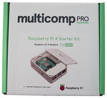 MULTICOMP PRO RPI4-MP-STARTER KIT-WHT-4GB