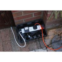SBMB - 285 Outdoor Waterproof/Weatherproof Cable Connection Dry Box - Black