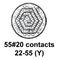 CINCH CONNECTIVITY SOLUTIONS BACC63BP22C55P6H