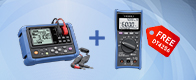 Get HIOKI’s most popular DMM free of charge with purchase of best-seller BT3554 battery tester